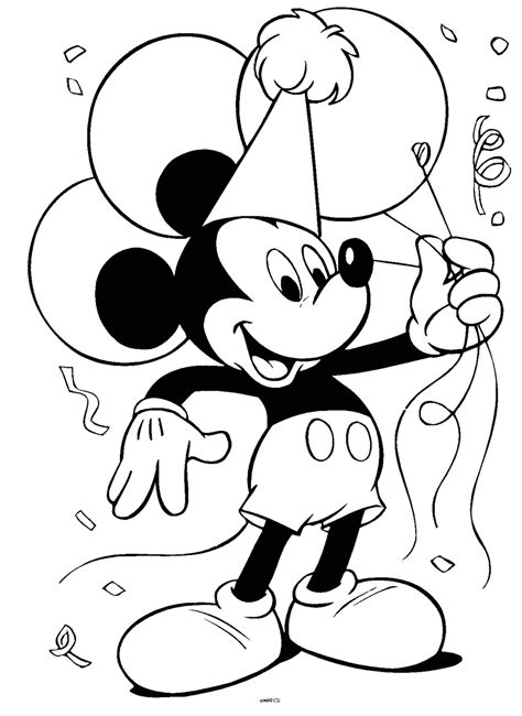 Mickey Mouse Colorear Dibujos
