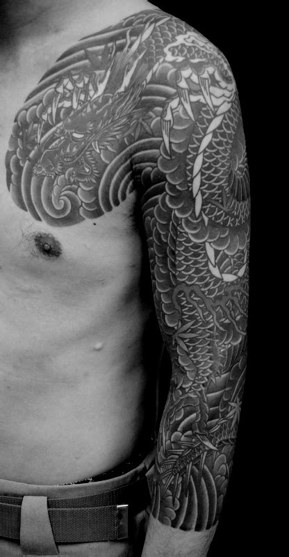 These are some piercing's that james rajewski has done from dark water tattoo. Japanese TATTOO Horimitsu style God of water 龍 | new ...