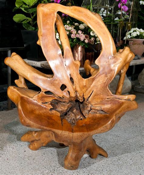 Teak Root Wood Creations Unusual Furniture Wood Design