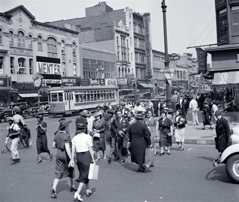 Harlem Manhattan Street Scene In 1938