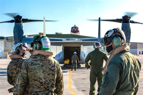 2nd Marine Aircraft Wing Marines Deploy In Support Of Haiti Disaster