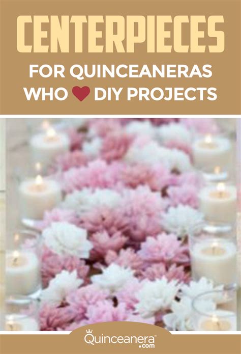 Each centerpiece can be customized to your quince theme. Centerpieces for Quinceaneras Who Love DIY Projects