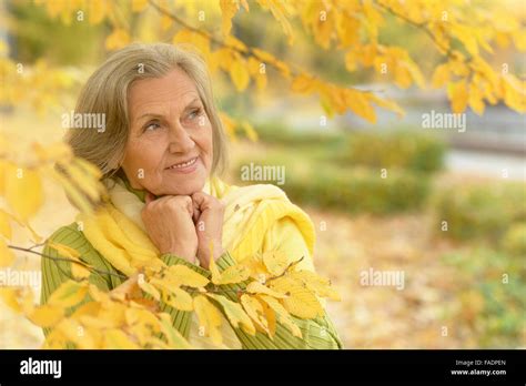Beautiful Senior Woman Stock Photo Alamy