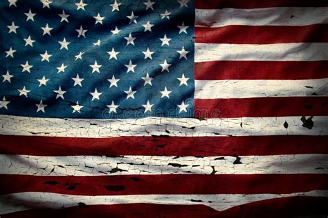 Grunge American Flag Stock Image Image Of Abandoned 176937825