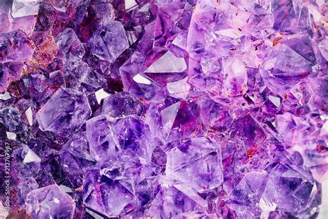 Bright Violet Texture From Natural Amethyst Stock Foto Adobe Stock
