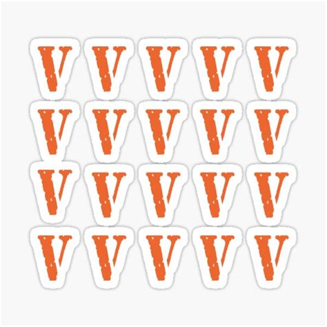 Vlone Sticker Pack Yellow X20 Sticker For Sale By Saharalfadil