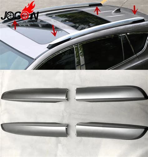 Car Styling 4pcs Roof Rack Rail End Protector Cover Shell For Toyota