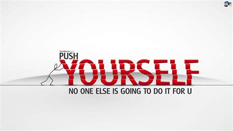 Download Push Yourself Motivational Desktop Wallpaper