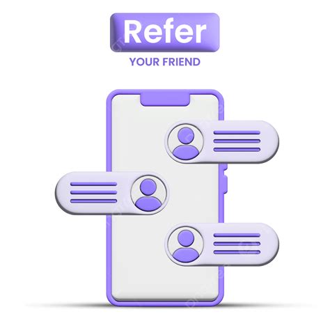 Refer Your Friend 3d Png Vector Psd And Clipart With Transparent