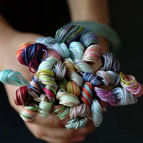 Similar Dmc Variegated Cotton Thread 87yards Per Skein Color Variation Embroidery Floss
