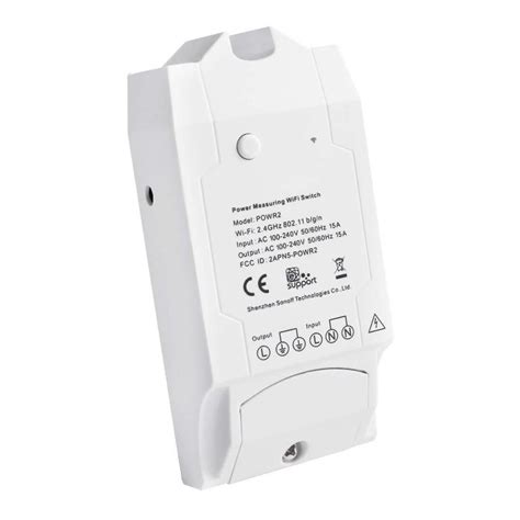 Sonoff Pow R2 Smart Wifi Switch Controller With Real Time Power
