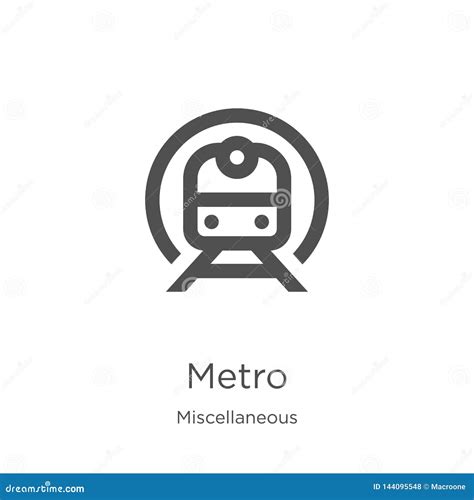 Metro Icon Simple Element From Transport Icons Collection Creative