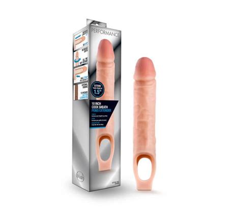 Performance 10 Inches Cock Sheath Penis Extender Beige On Literotica