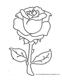 Gambar Untuk Mewarnai Bunga Mawar Adzka