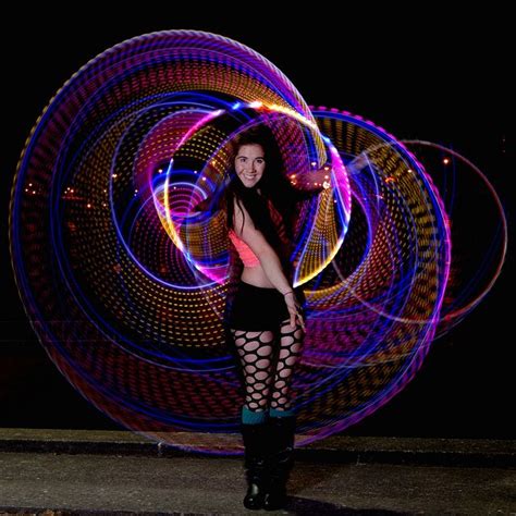 Hoopdance Ledhoop Rave Aesthetic Festival Makeup Rave Hula Hoop