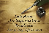 Art Quotes Latin - Cubluk Quotes