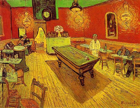 Cafe La Nuit Van Gogh Arles - Les tableaux de Van Gogh à Arles : couleurs et coups de brosse