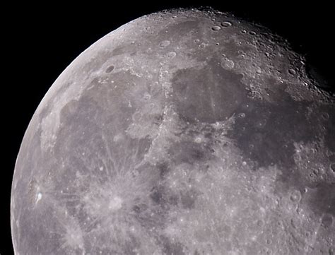 The Moon Through A Telescope Attached The D200 To A Large Flickr