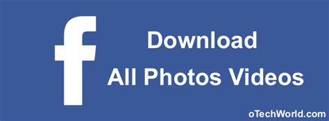 Download facebook and enjoy it on your iphone, ipad, and ipod touch. How To Download All Facebook Information - oTechWorld