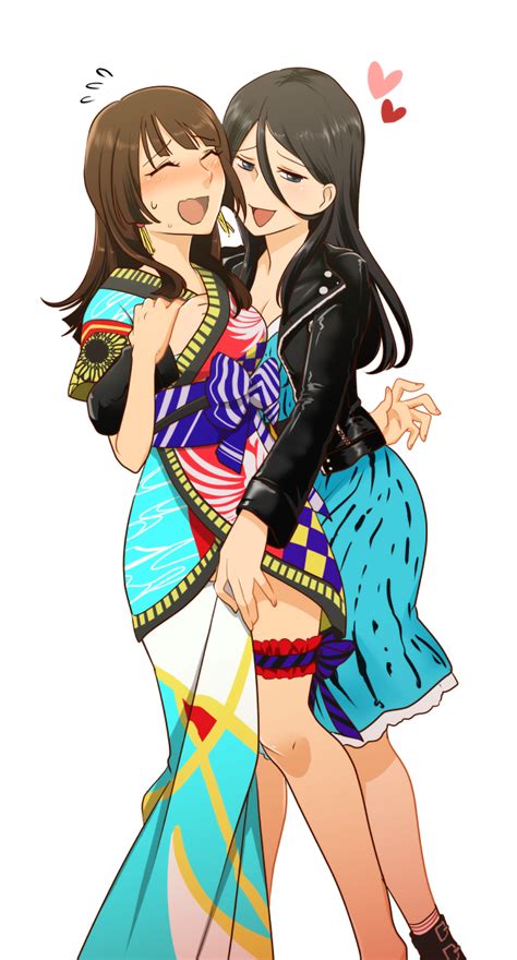 Shiranui Hazuki And Miyama Tsubame School Girl Strikers Drawn By