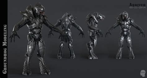 This Is The Arbiter From The Halo Game Series He Is A Elite Or