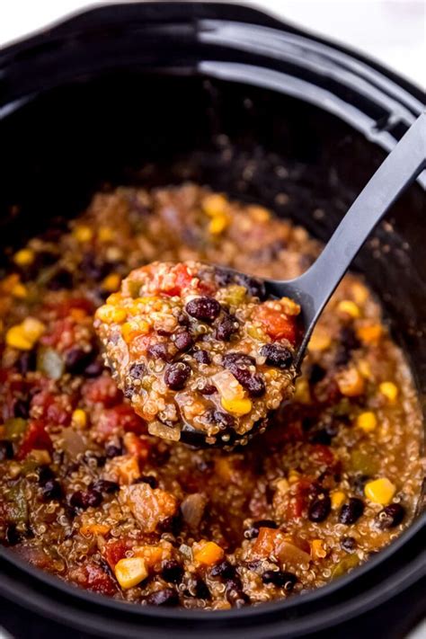 Vegan Chili Slow Cooker Jessica In The Kitchen