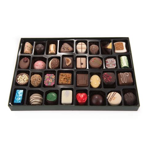 32 Belgian Chocolates Selection Box Davisons Luxury Ice Cream And