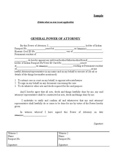 Power of attorney form sars / a special power of attorney is a written document wherein one person (the principal) appoints and confers authority to another (the agent) to perform acts. GENERAL POWER OF ATTORNEY.pdf