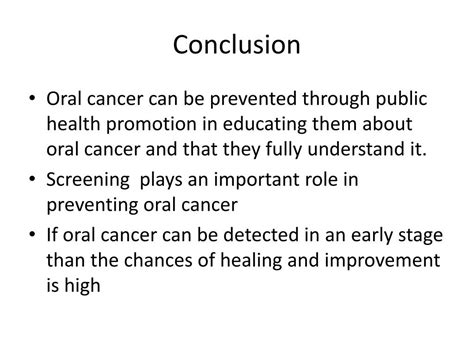 Ppt Oral Cancer Prevention Powerpoint Presentation Free Download