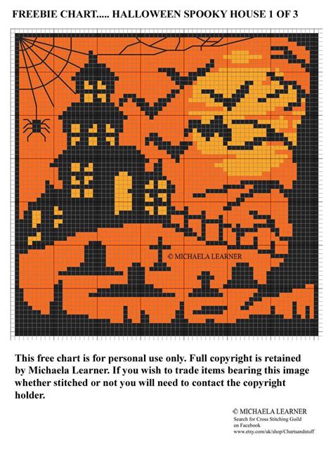 Free Counted Cross Stitch Halloween Patterns Pattern Sampler Pdf Spooky