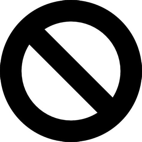 Forbidden simbol Icons | Free Download