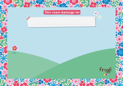 Works on both pcs and macs. FREE Kids Bedroom Door Sign Printables from Frugi - All ...