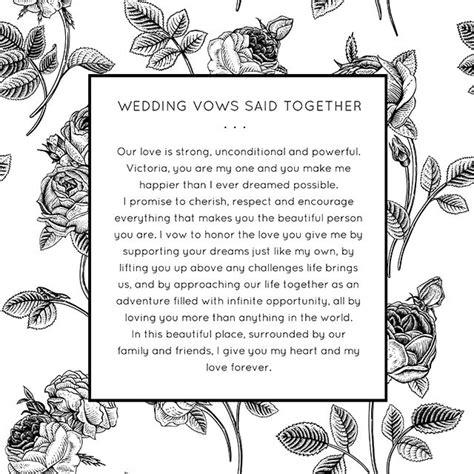 Instead of religious vows the couple write and. Personalized wedding vows said together | Modern wedding ...