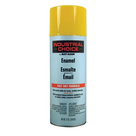 Rust Oleum Industrial Choice Safety Yellow Spray Paint Actual Net