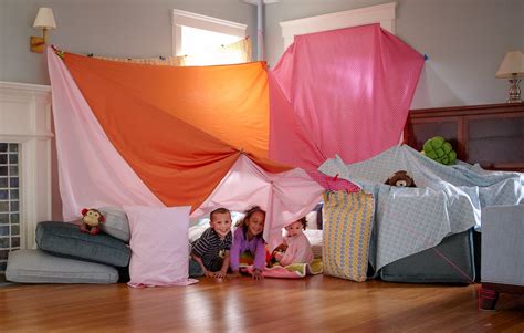 How To Build A Fort Inside Without Chairs Benefit ~ Easy Project