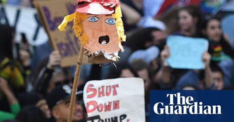 Donald Trump Effigy Burns In San Francisco Global The Guardian