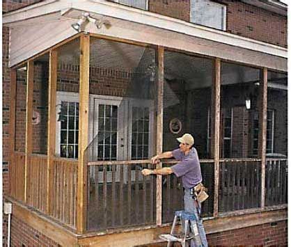Installing screens yourself has never been easier. Do-It-Yourself DIY Screened-In Porch - The Original Screen Tight System | Screened in deck ...