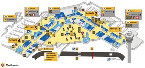 Klm Amsterdam Airport Terminal Map