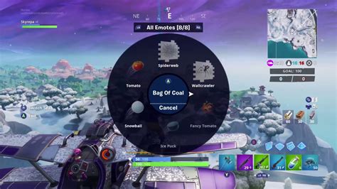 Fortnite Throwing An Ice Puck Over 150m Youtube