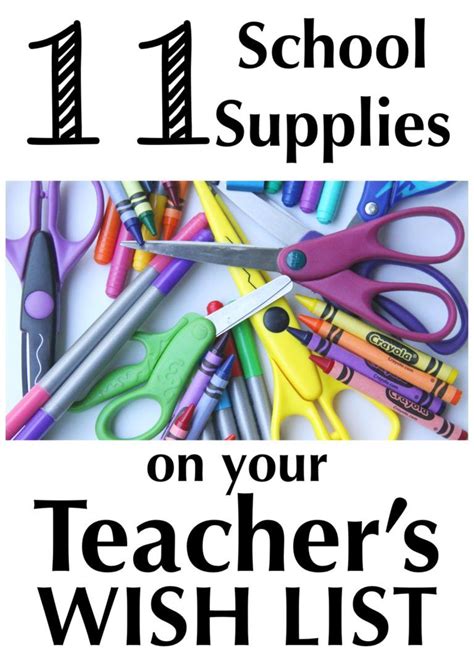 11 School Supplies On Every Teachers Wish List Teacher Wish List