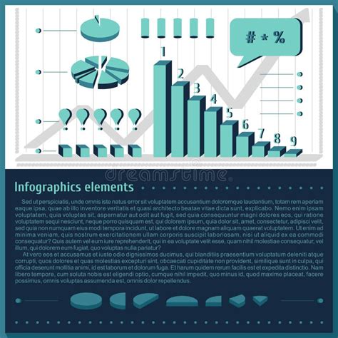 Big Set Elements For Infographics Charts Diagrams For The Statistics