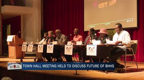 Need synonyms for townhall meeting? Town hall meeting held to discuss the future of Benton ...