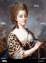 Portrait of Marie Aurore de Saxe, Marshal of Saxony's daughter, George ...