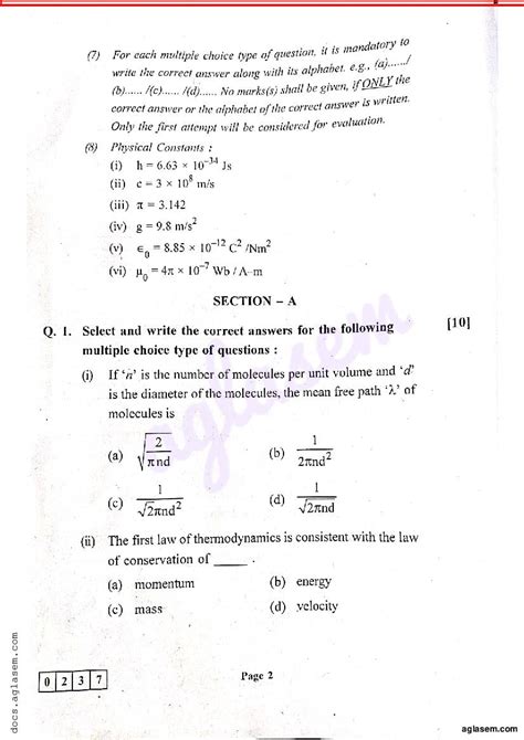 Maharashtra Hsc Physics Question Paper Pdf