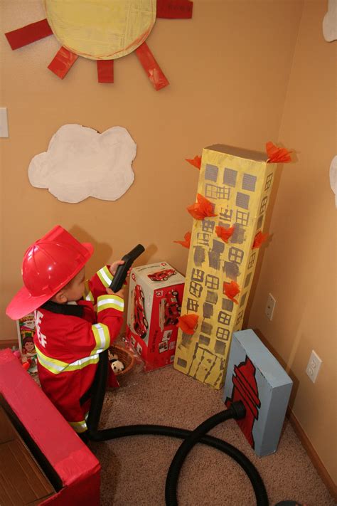 Fire Station Role Play Playroom Munity Helpers Preschool Dramatic