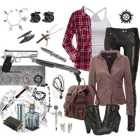 Supernatural Hunter Girl By Maiisadeankaulitz On Polyvore Featuring AÃ