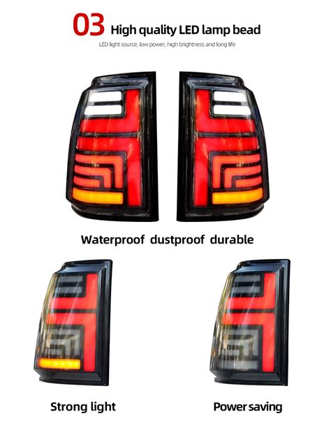Car Taillight Tail Lights For Mitsubishi Pajero Montero V93 V97 2006