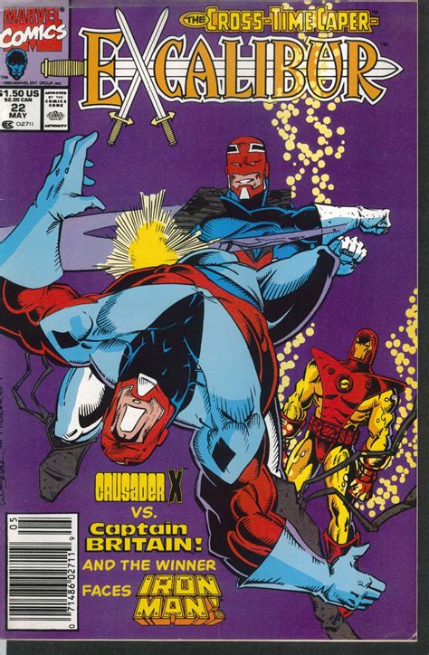 Excalibur 22 Marvel Comic Book 5 1990