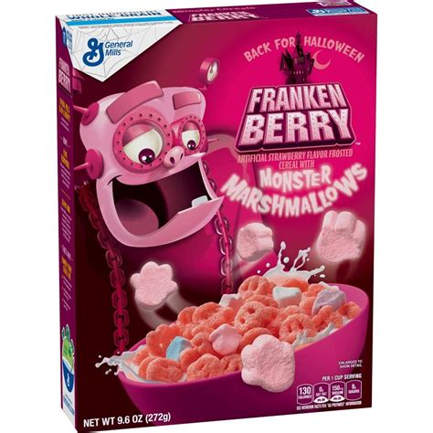 Monster Franken Berry Breakfast Cereal Oz General Mills General Mills Cajas De