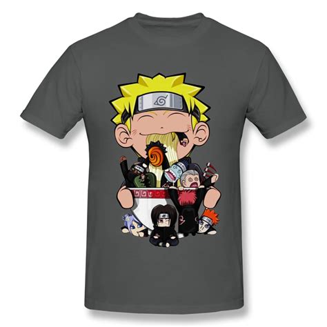 Uzumaki Naruto T Shirt Top Design Popular Streetwear Akatsuki Ramen T